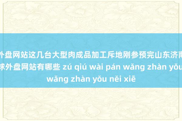 足球外盘网站这几台大型肉成品加工斥地刚参预完山东济南的肉类展-足球外盘网站有哪些 zú qiú wài pán wǎng zhàn yǒu něi xiē